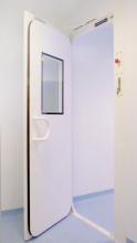 Герметичная дверь с надувной прокладкой для чистых помещений